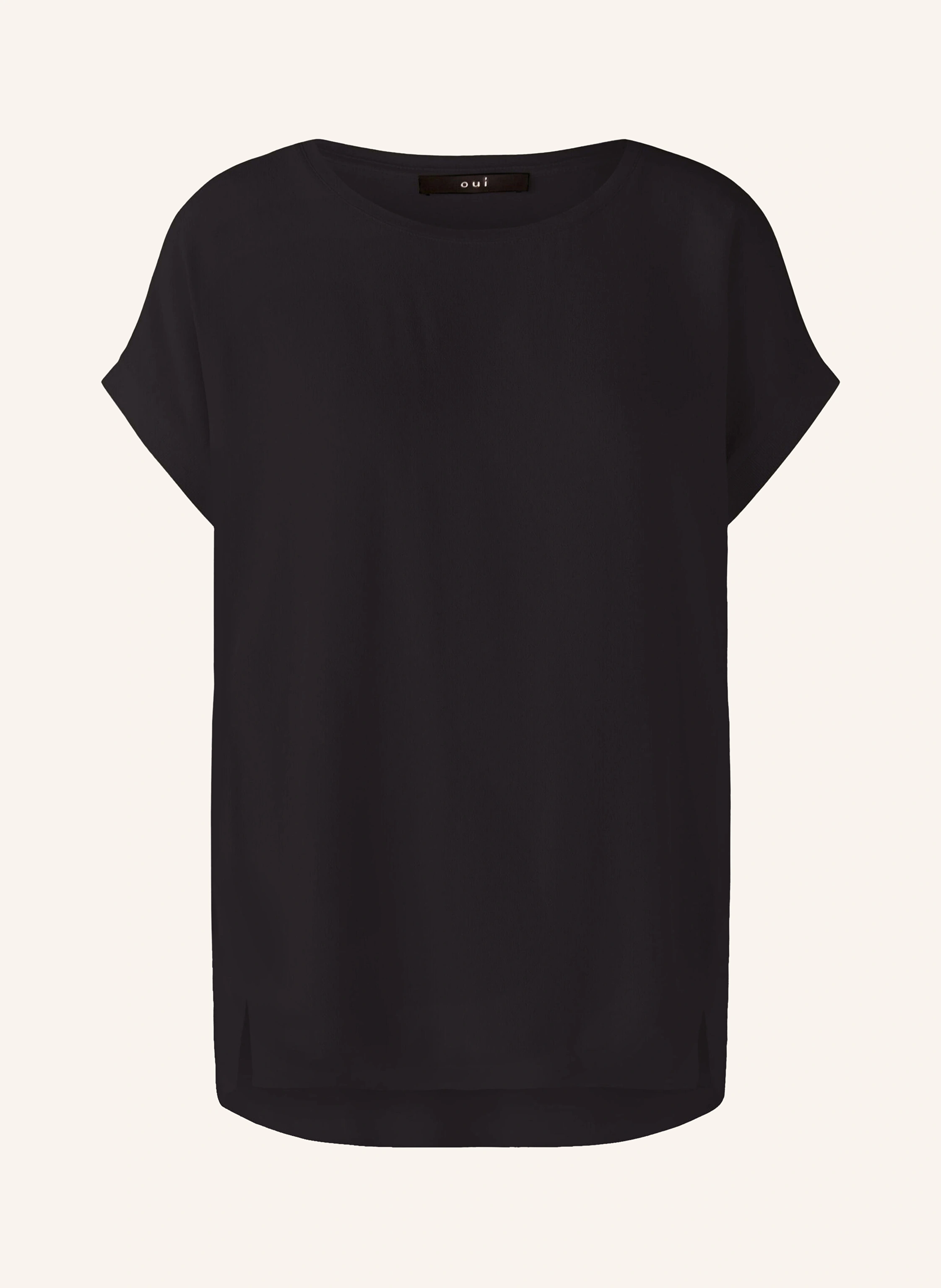 oui Blusenshirt im Materialmix