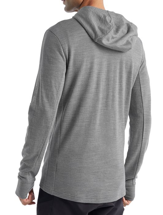 Quantum III LS Zip Hood Men uldtrøje
