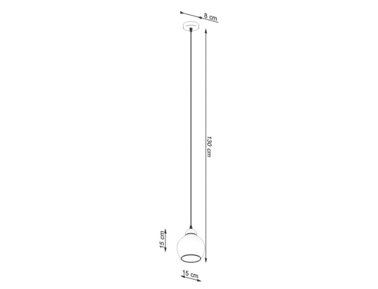 SOLLUX LIGHTING - Suspension Lampe pendante alino 1 noir