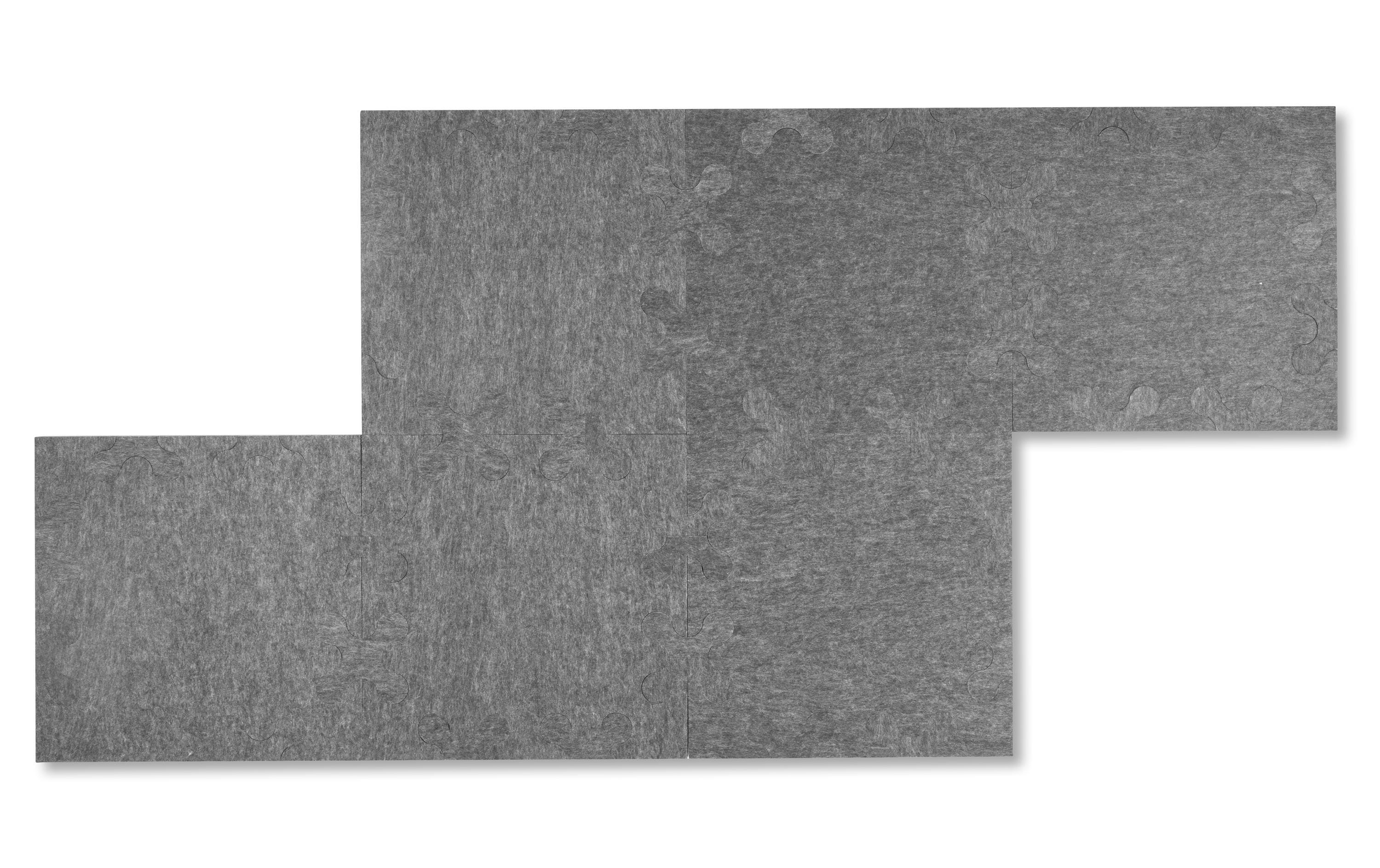 Wandfliesen Quadro 40 x 40 cm Grau, 6 PlattenAkustikplatten Quadro