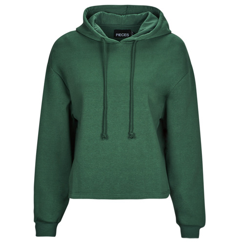 Pieces - PCCHILLI LS HOODIE NOOS - Vert