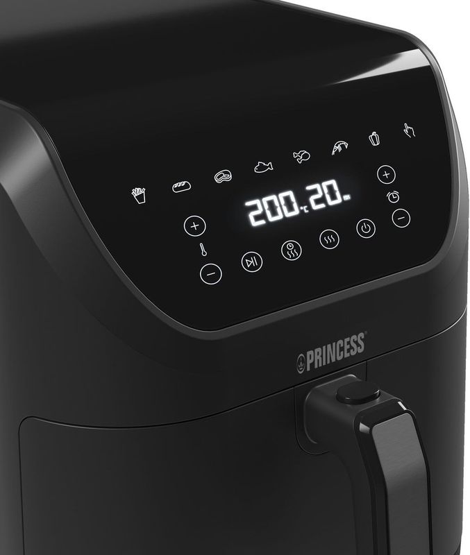 Princess - Digitale Airfryer XXL 182256 - SlimFry - Zwart - 8 Liter - 2000W