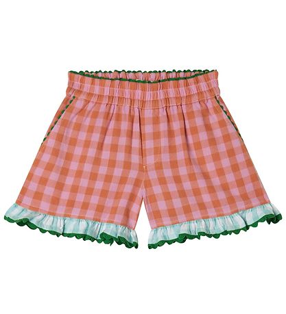 Stella McCartney Kids Shorts - Rosa/Orangeternet m.  Grøn