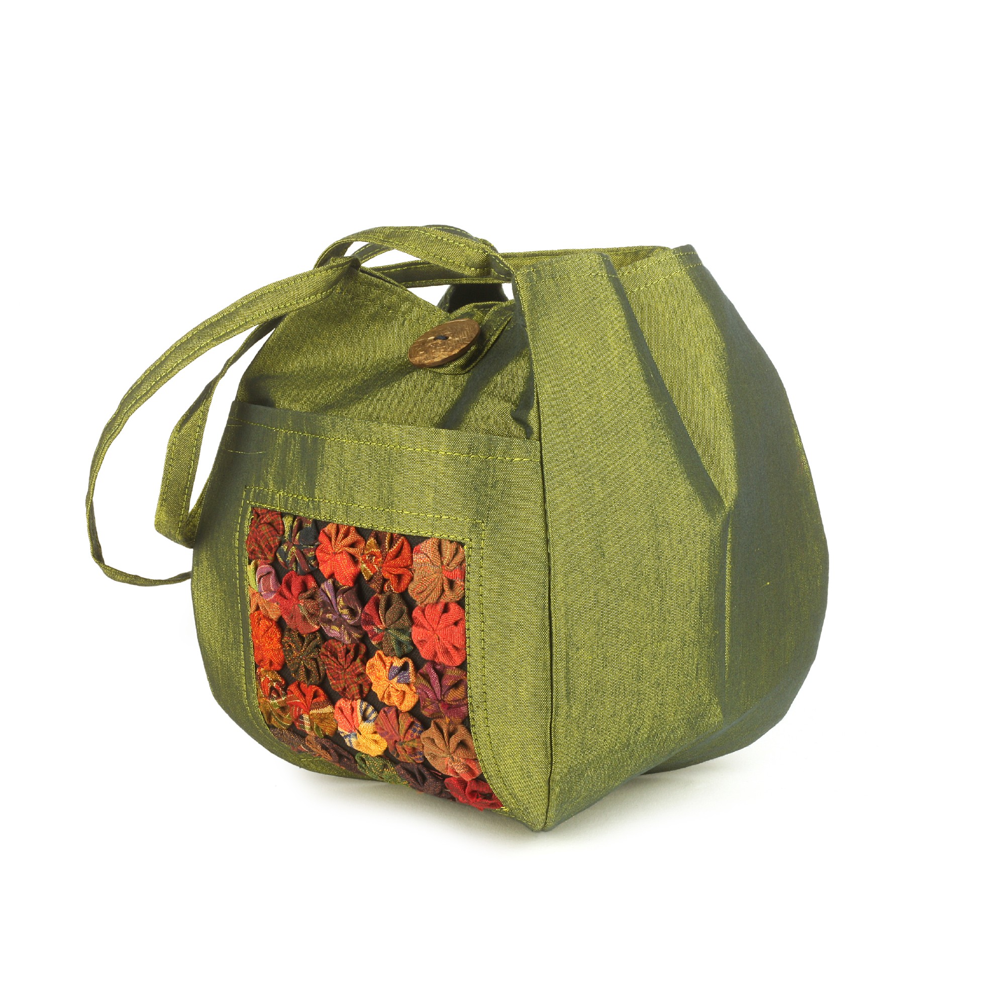 Papaya-Tasche, olive, H 25 cm, B 15 cm, T 15 cm günstig bestellen