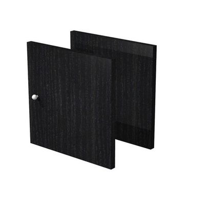 Jeu de 2 fonds pour bibliothèque MAXICOLOR - imitation frêne noir