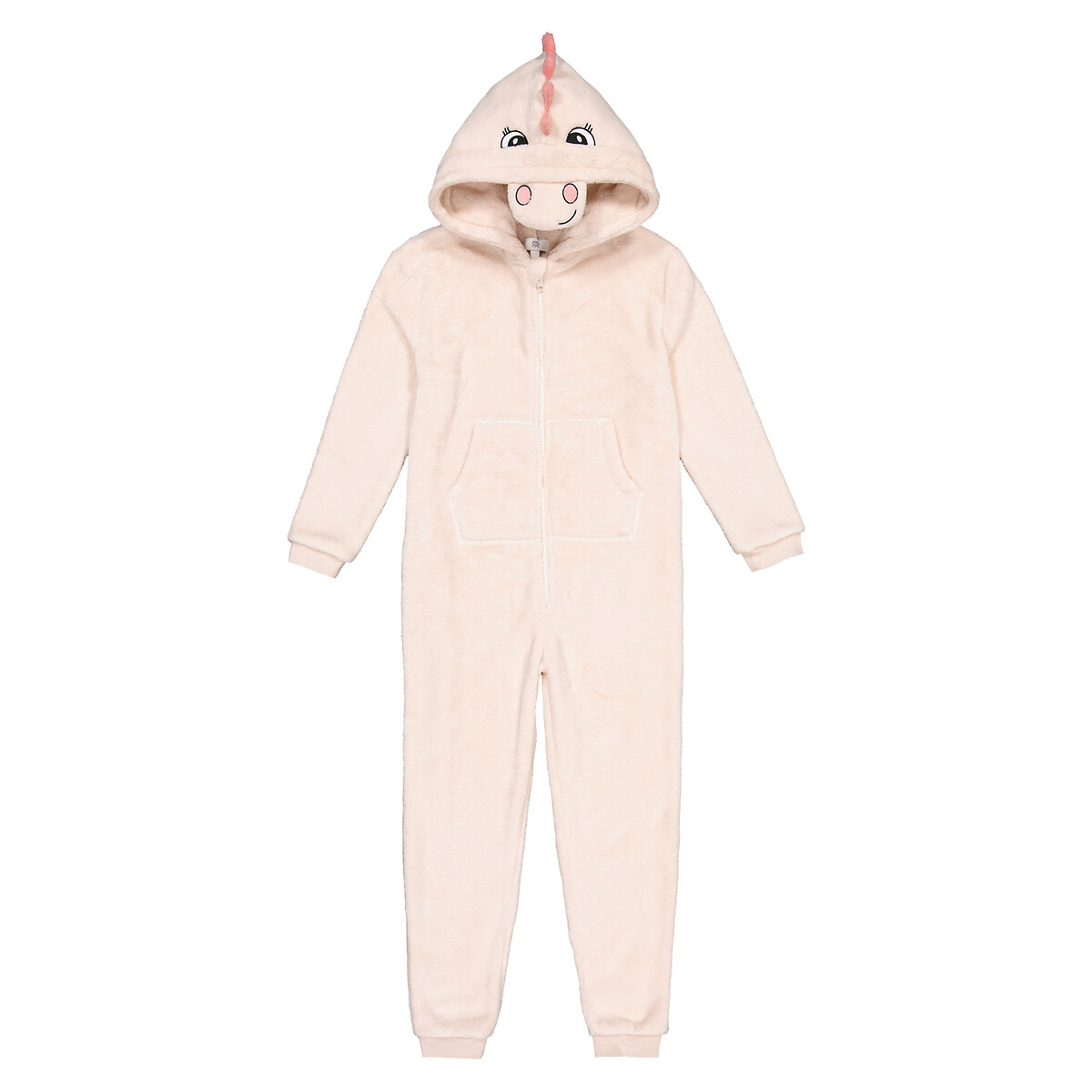 COLEÇÕES LA REDOUTE<br>Sobretudo de pijama com capuz de dinossauro, em fleece