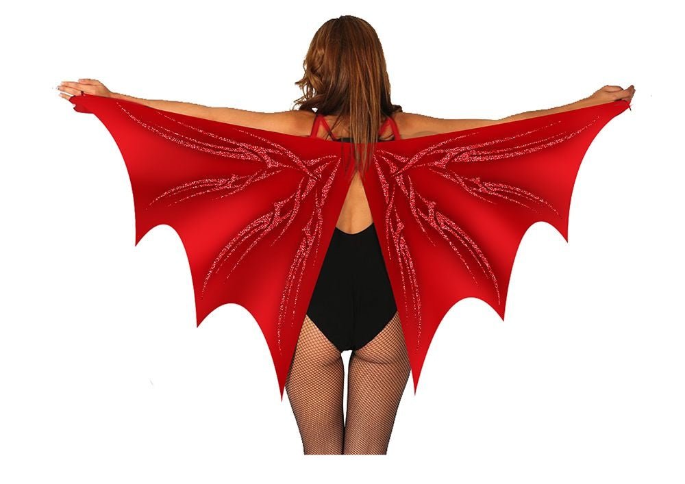 Halloween Vleugels Rood 1,7m