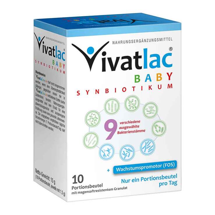 Vivatlac Baby Synbiotikum Beutel, 10 St