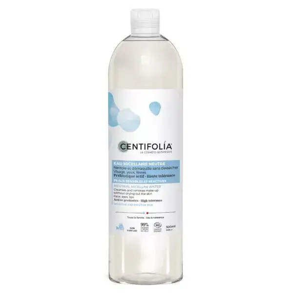 Água Micelar Orgânica Neutra Centifolia 500ml