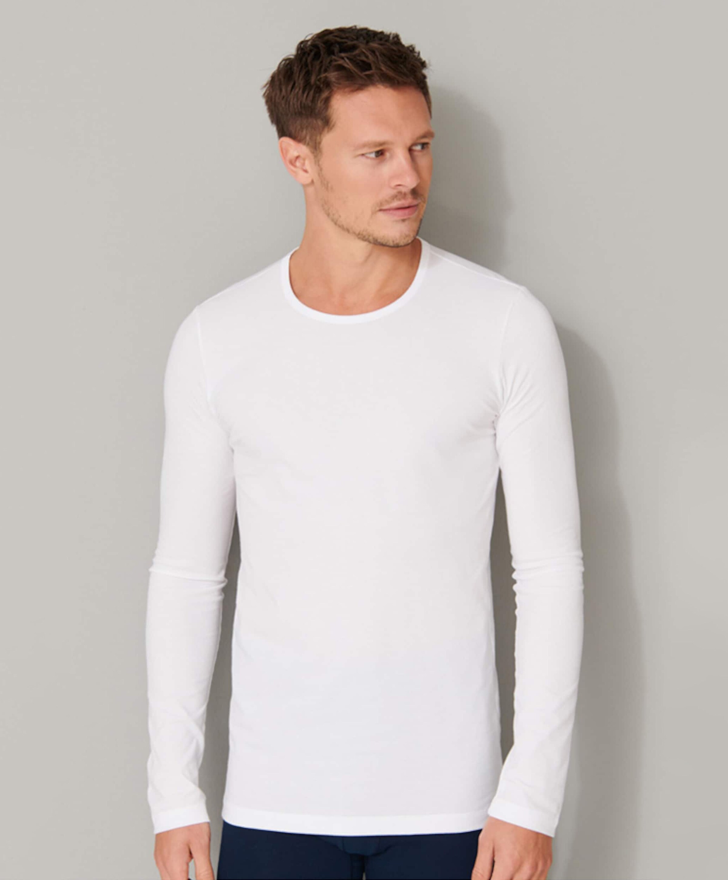 Schiesser Longsleeve wit