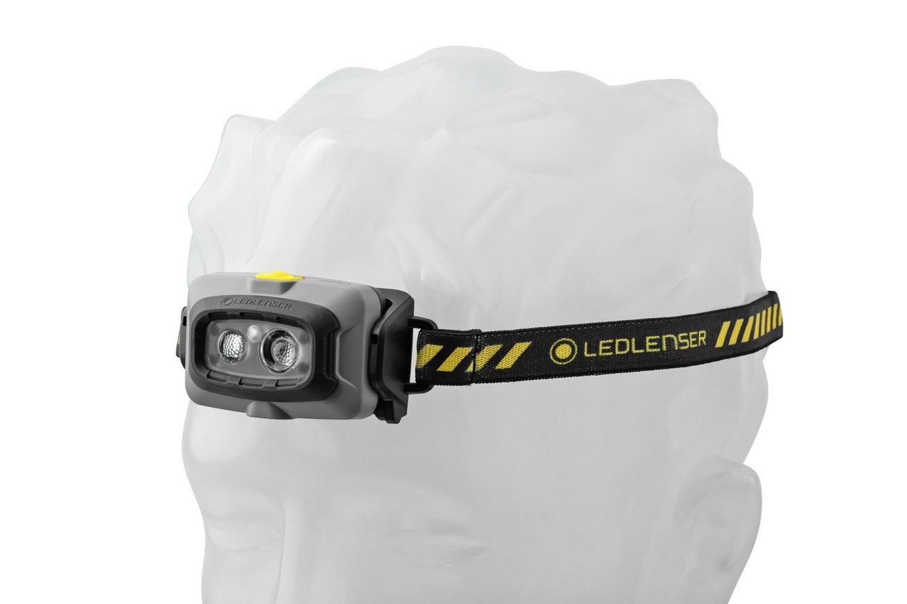 Ledlenser HF4R Work oplaadbare hoofdlamp, grijs, 500 lumen