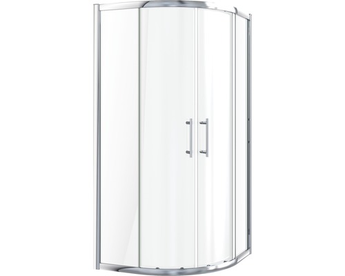 form&style ronde douche MOOREA R550 90 x 90 cm helder glas profiel kleur chroom