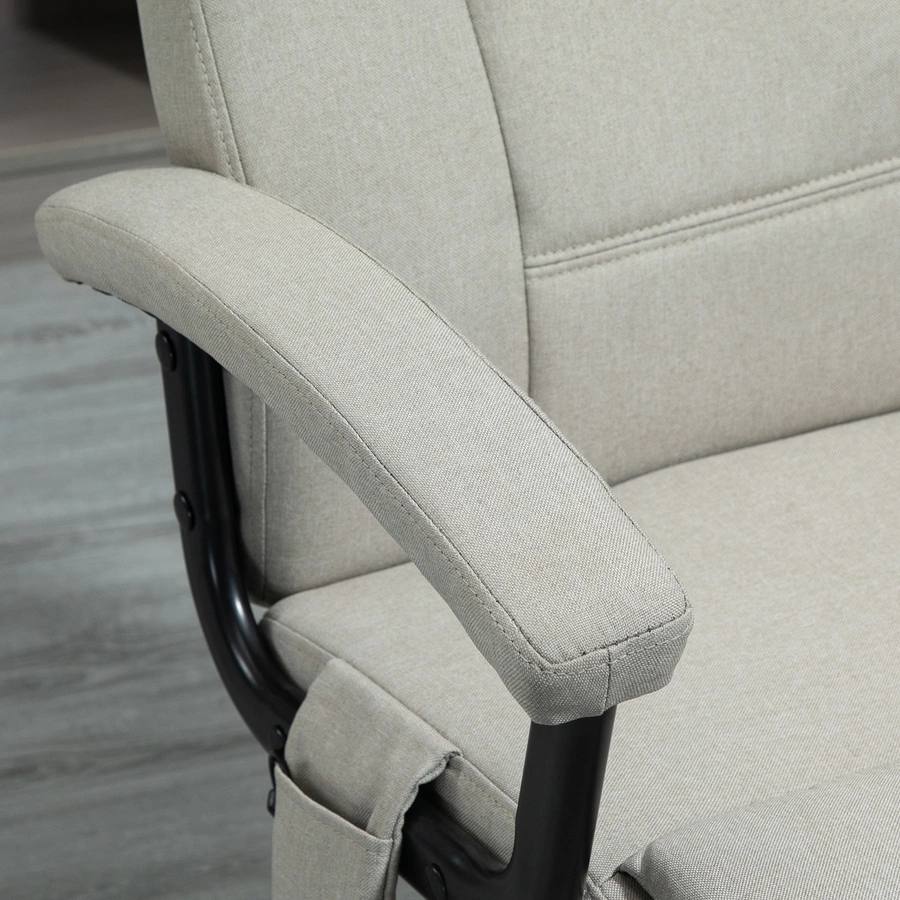 Vinsetto Bürostuhl  mit Massagefunktion beige