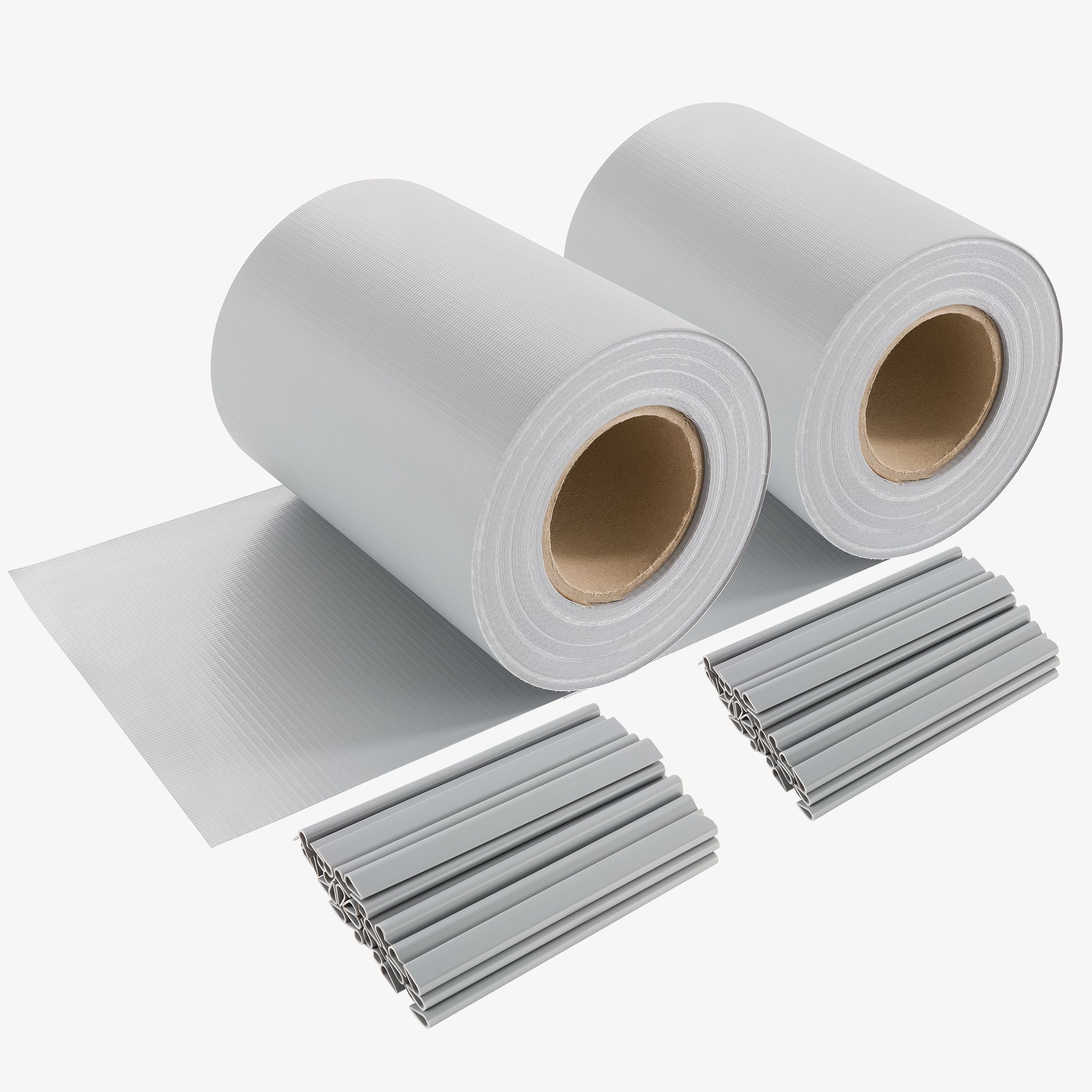 Sichtschutzrolle PVC 70m Grau