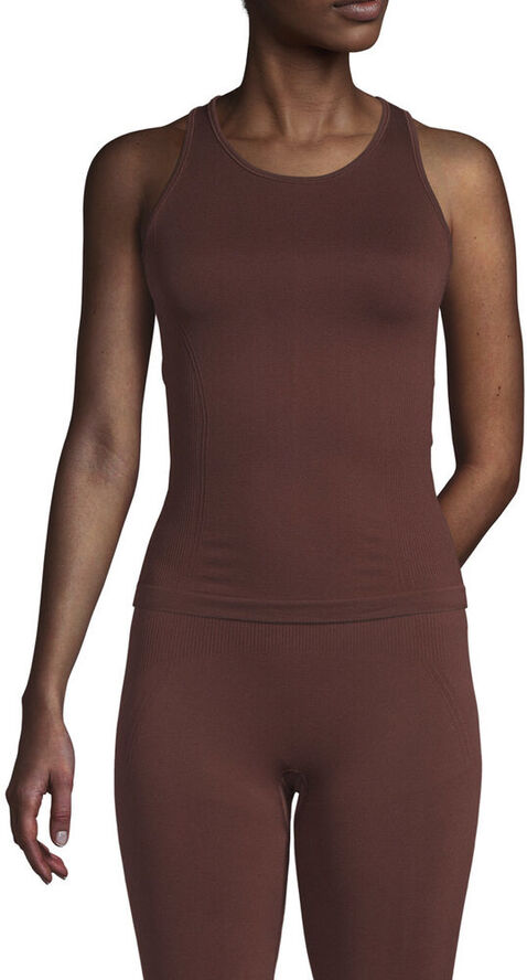 Casall Essential Seamless Racerback top Brun