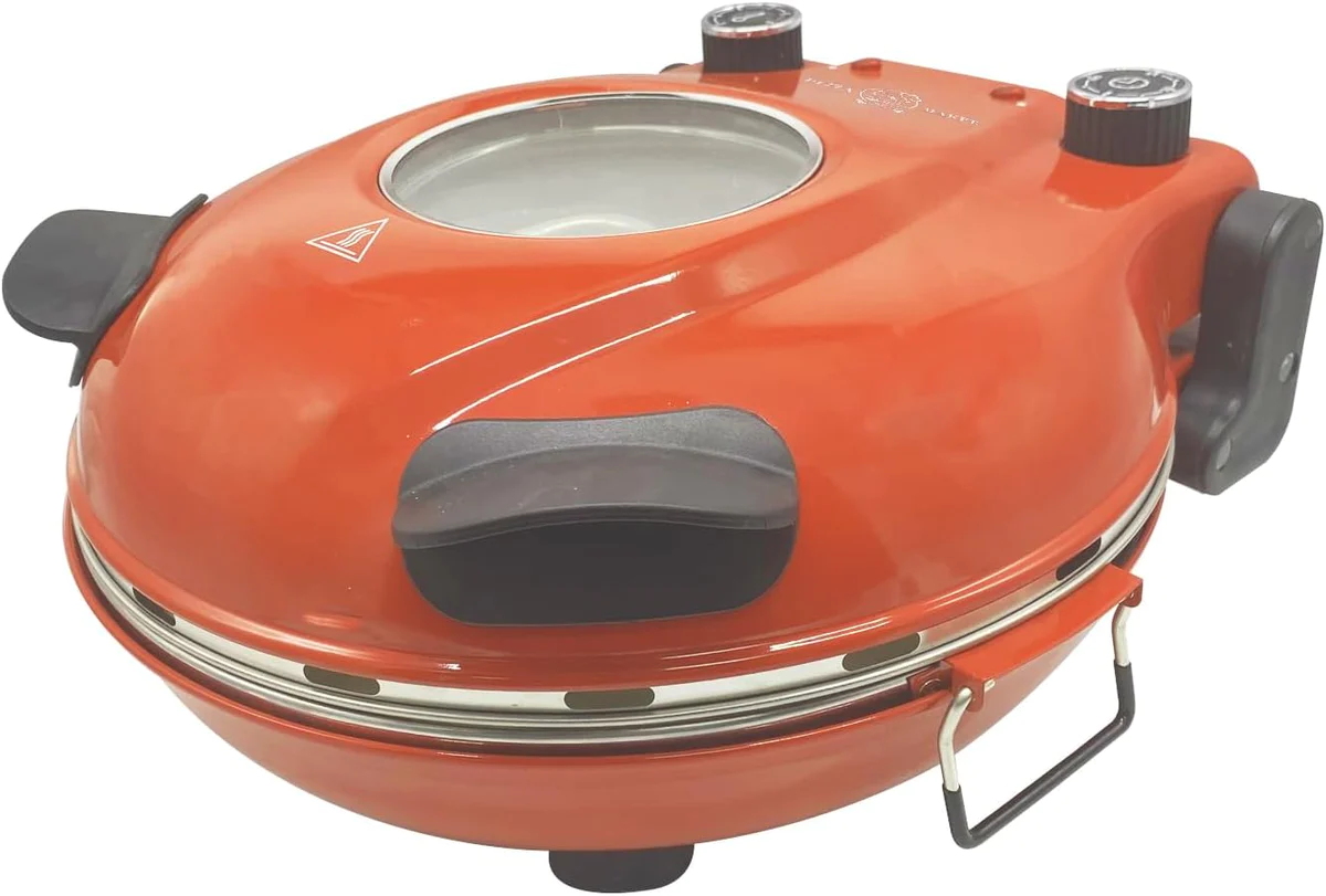 Four à Pizza électrique 420 ℃ 1200W orange Vendos85