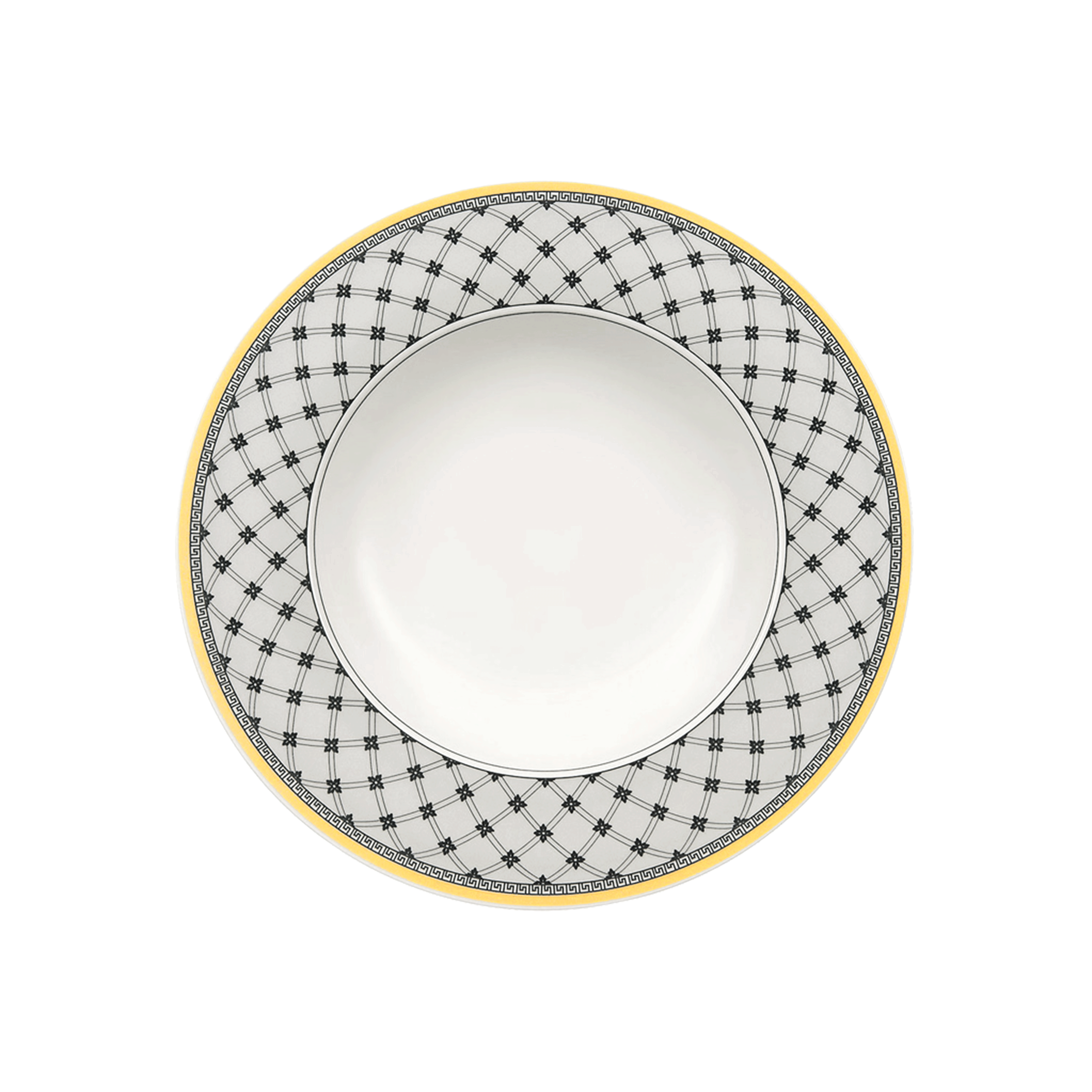 Audun Soup bowl Multi-colored, 9.6'', Premium Porcelain