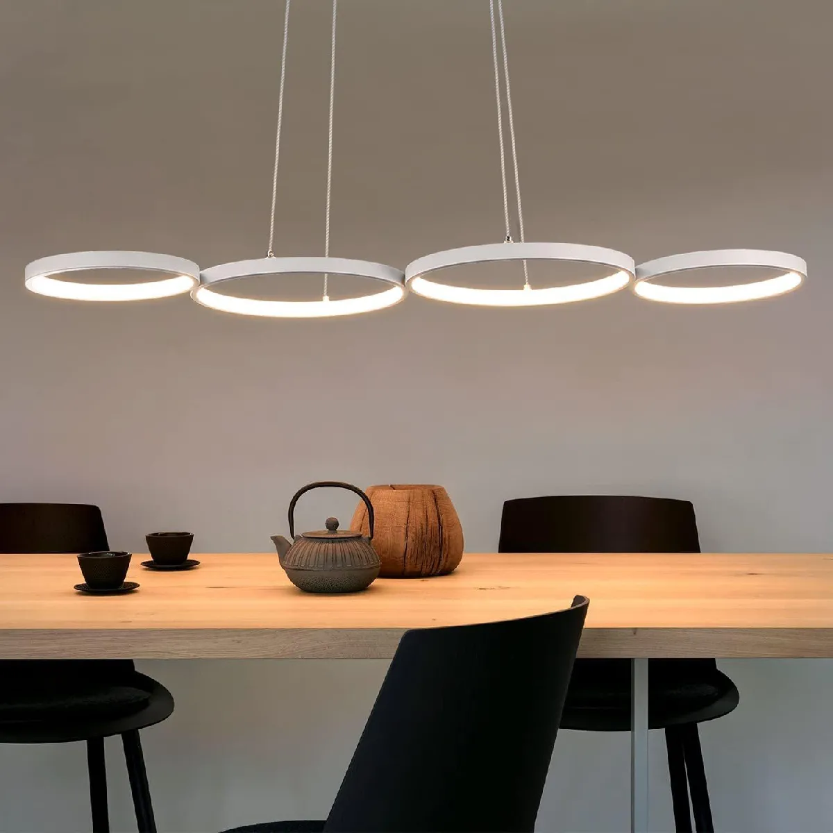 Nettlife Suspension LED - Blanc Moderne