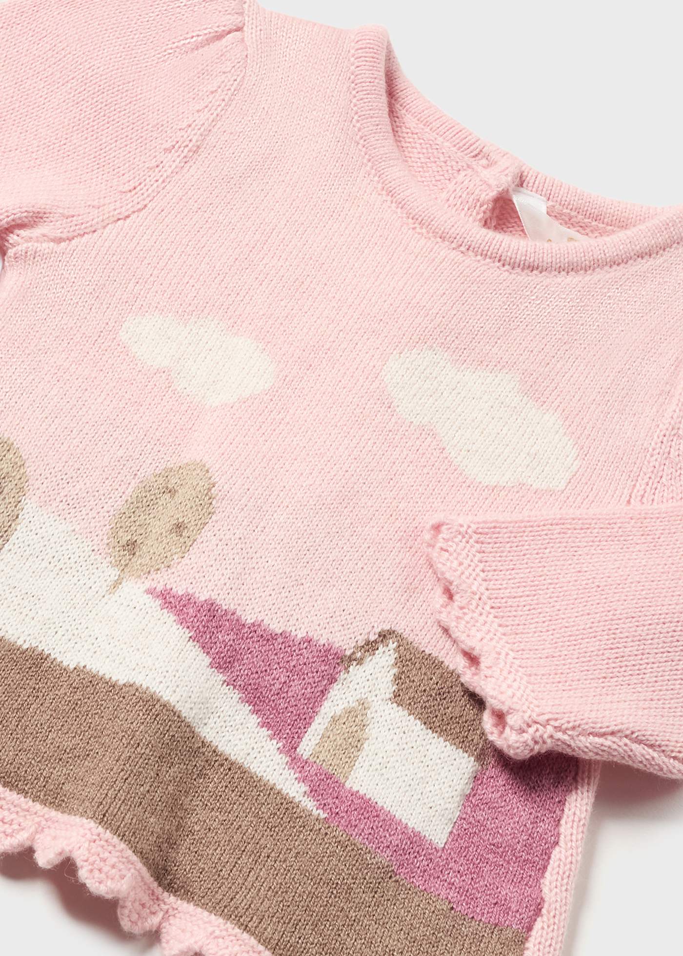 jersey jacquard para recém-nascido