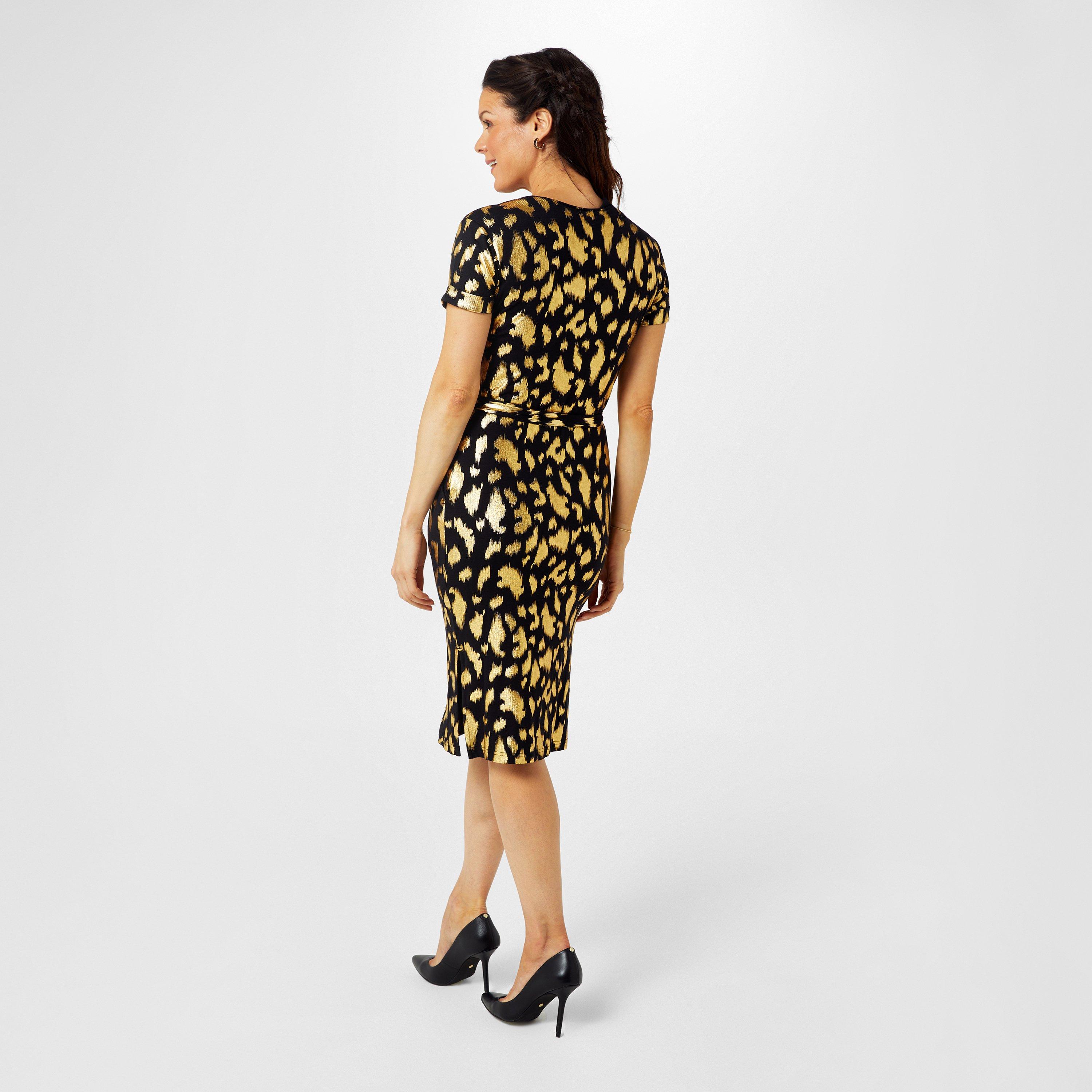 Biba Foil Printed Dress