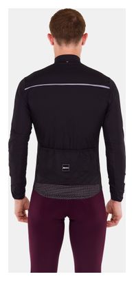 Veste Coupe-Vent Unisexe Santini RTR Noir