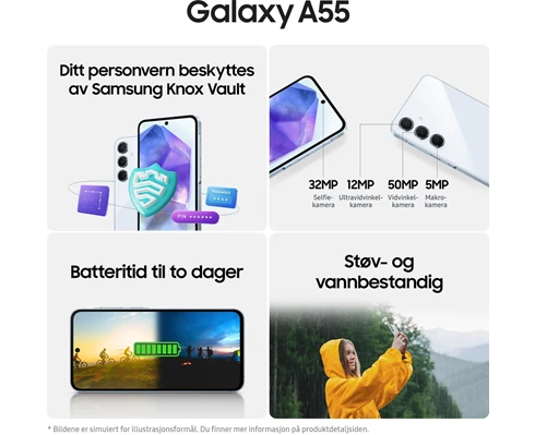Samsung Galaxy A55 5G 128GB Light Violet