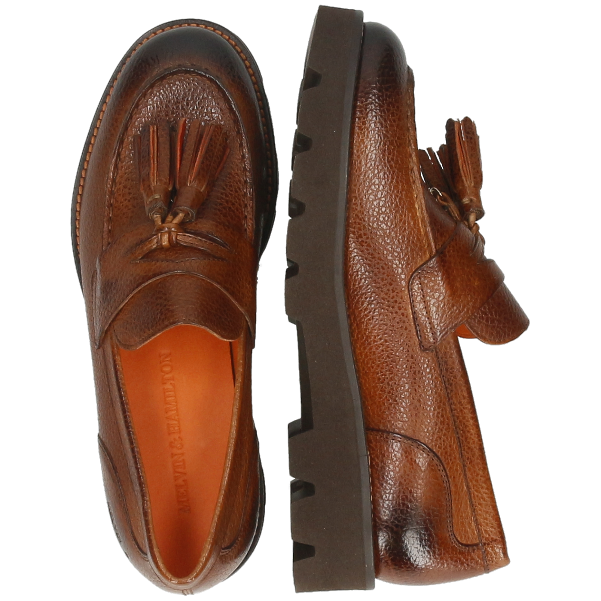 JADE 44 - Mocassins à semelle plateforme | Marron