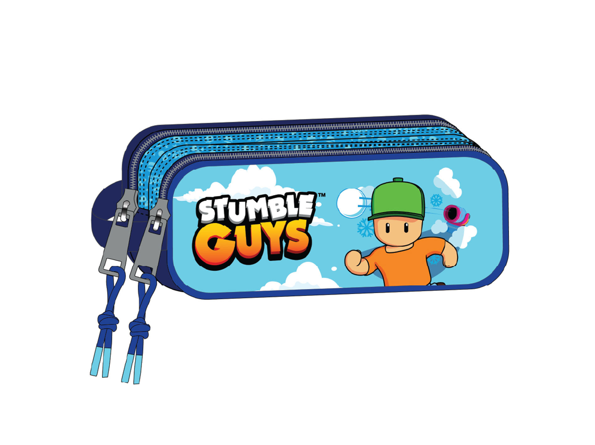 ESTOJO DUPLO STUMBLE GUYS 23X9X7CM