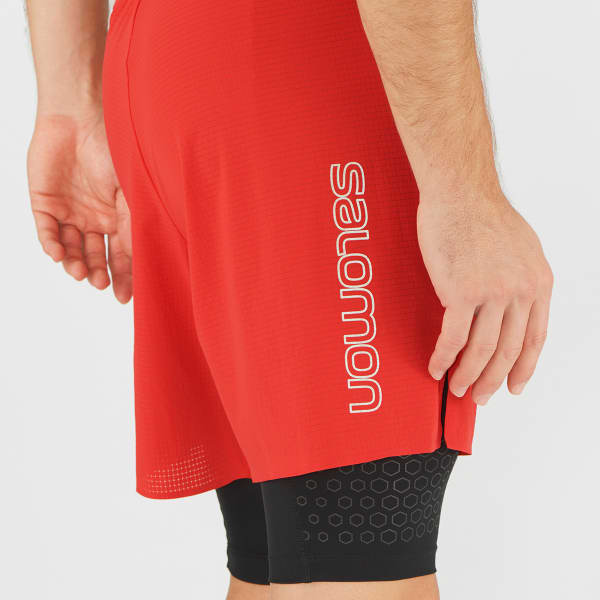 Short trail SALOMON EXO MOTION TW SHORT M GOJI BERRY BLACK