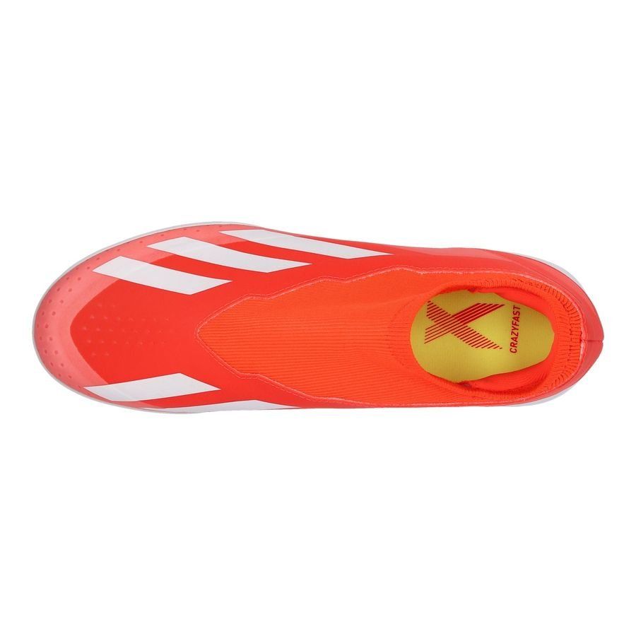 adidas X Crazyfast League Laceless TF Energy Citrus - Rouge/Blanc/Jaune