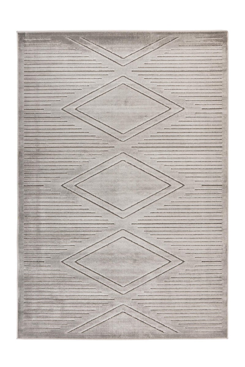 Kortpolig tapijt Enigmatique Grijs Klassiek, Modern 80 x 150 cm
