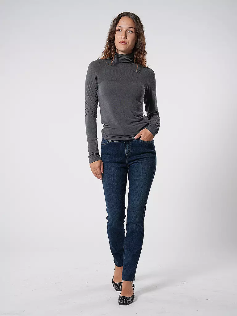 TELA Rollkragenshirt MATHILDE grau