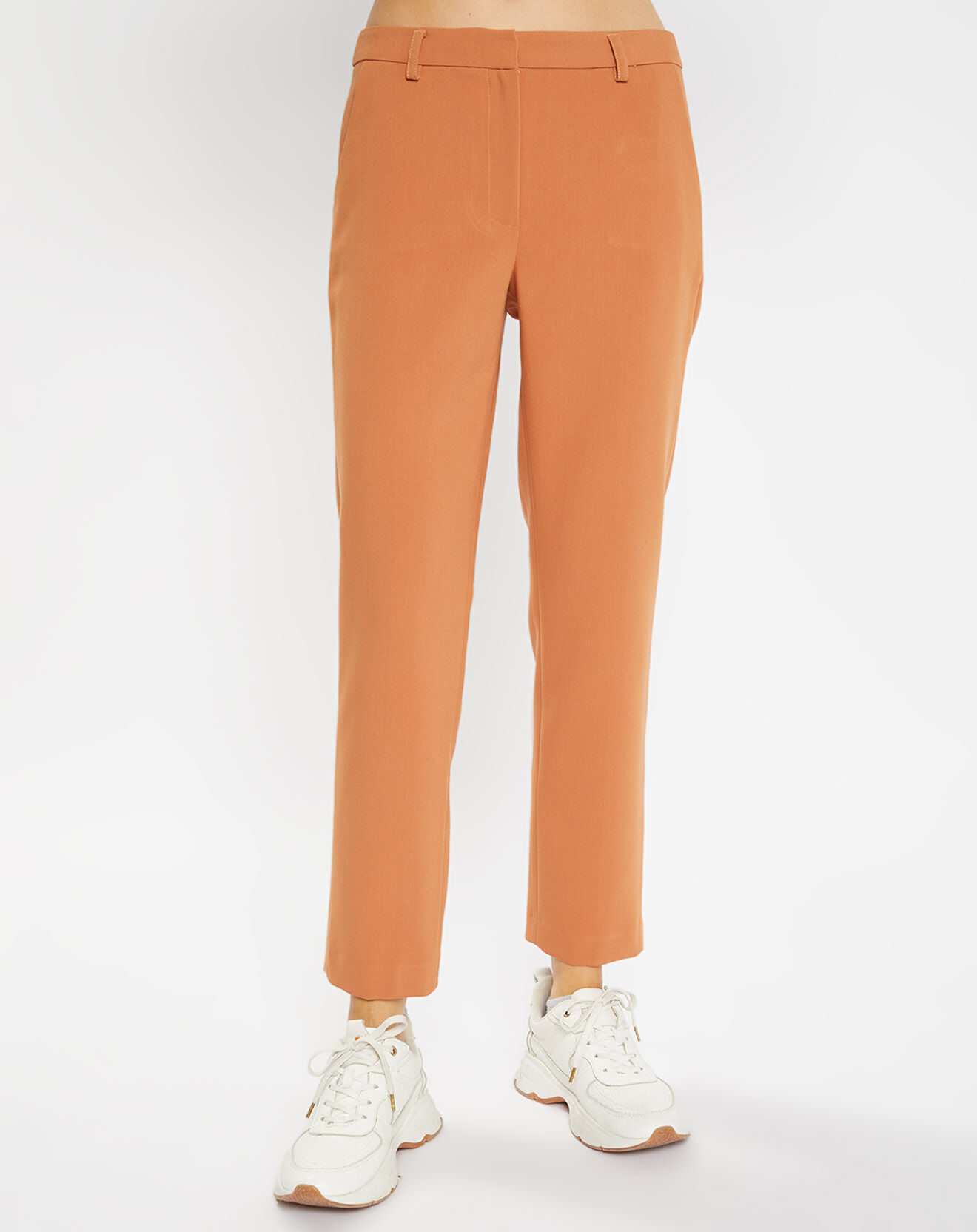 Jodhpur Pantalon Cigarette à pinces Mini camel