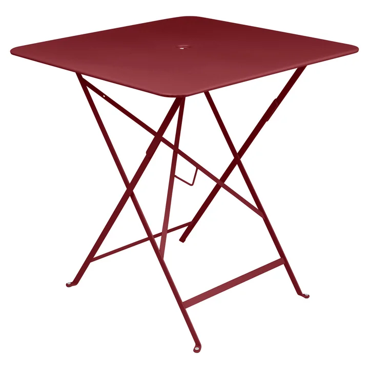 Fermob - Bistro Klapptisch, 71 x 71 cm, chili
