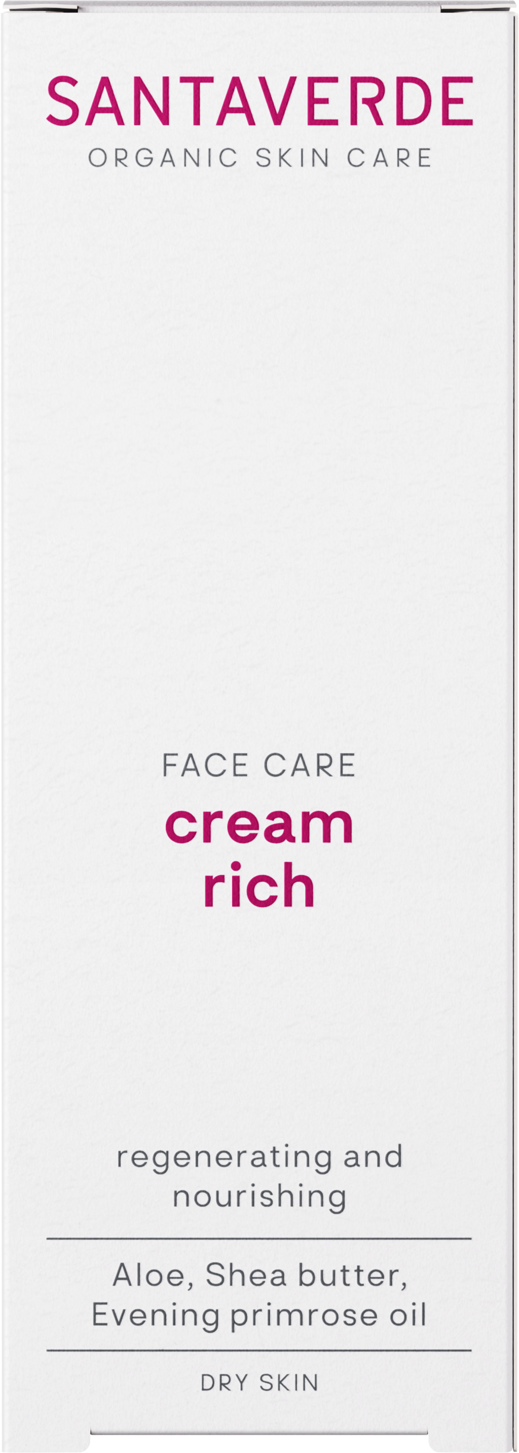 SANTAVERDE  FACE CARE cream rich, 30 ml
