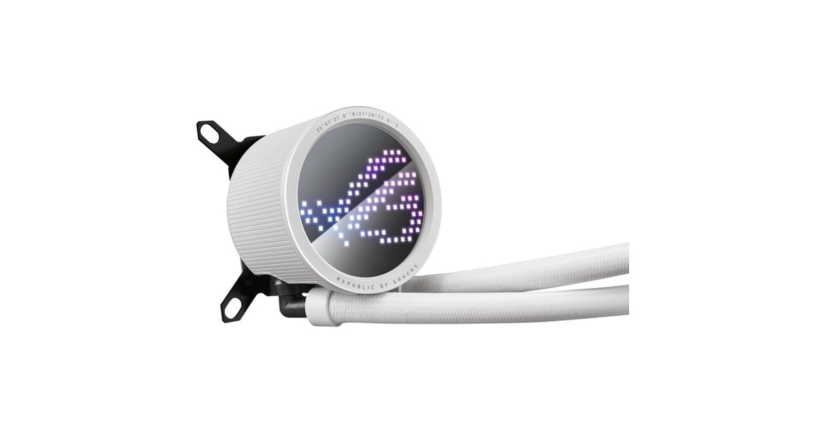 ASUSRYUO III 240 ARGB White Edition waterkoeling  (Wit, 4-pins PWM fan-connector)
