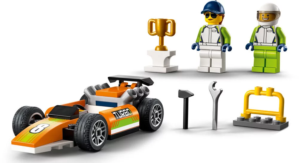 LEGO®CITY 60322 - LA VOITURE DE COURSE