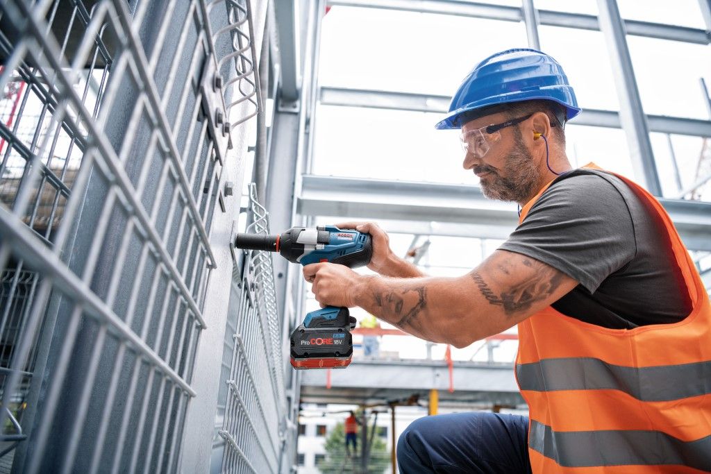 Bosch GDS 18V-1000 C Accu slagmoeraanzetter set in L-Boxx - 06019J8002