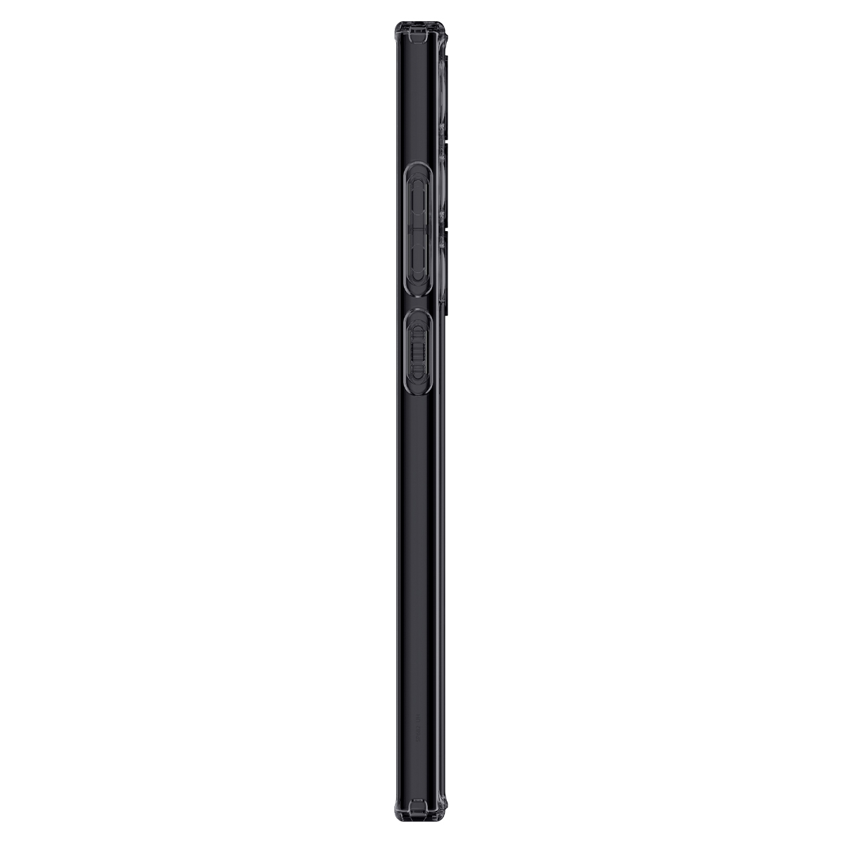 Samsung Galaxy S24 Ultra Zero One Ultra Hybrid Case Hülle (ACS07293) - Schwarz / Transparent