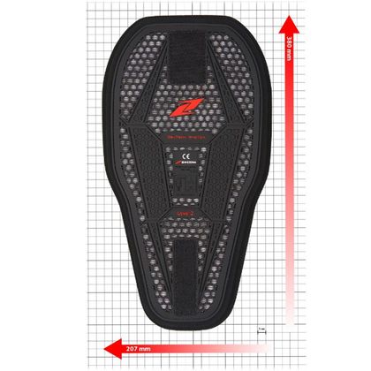 Dorsale Zandona ESATECH BACK INSERTS - 5 - G1 - Noir