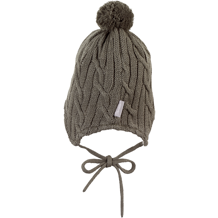 Sterntaler Strickmütze dunkelgrün