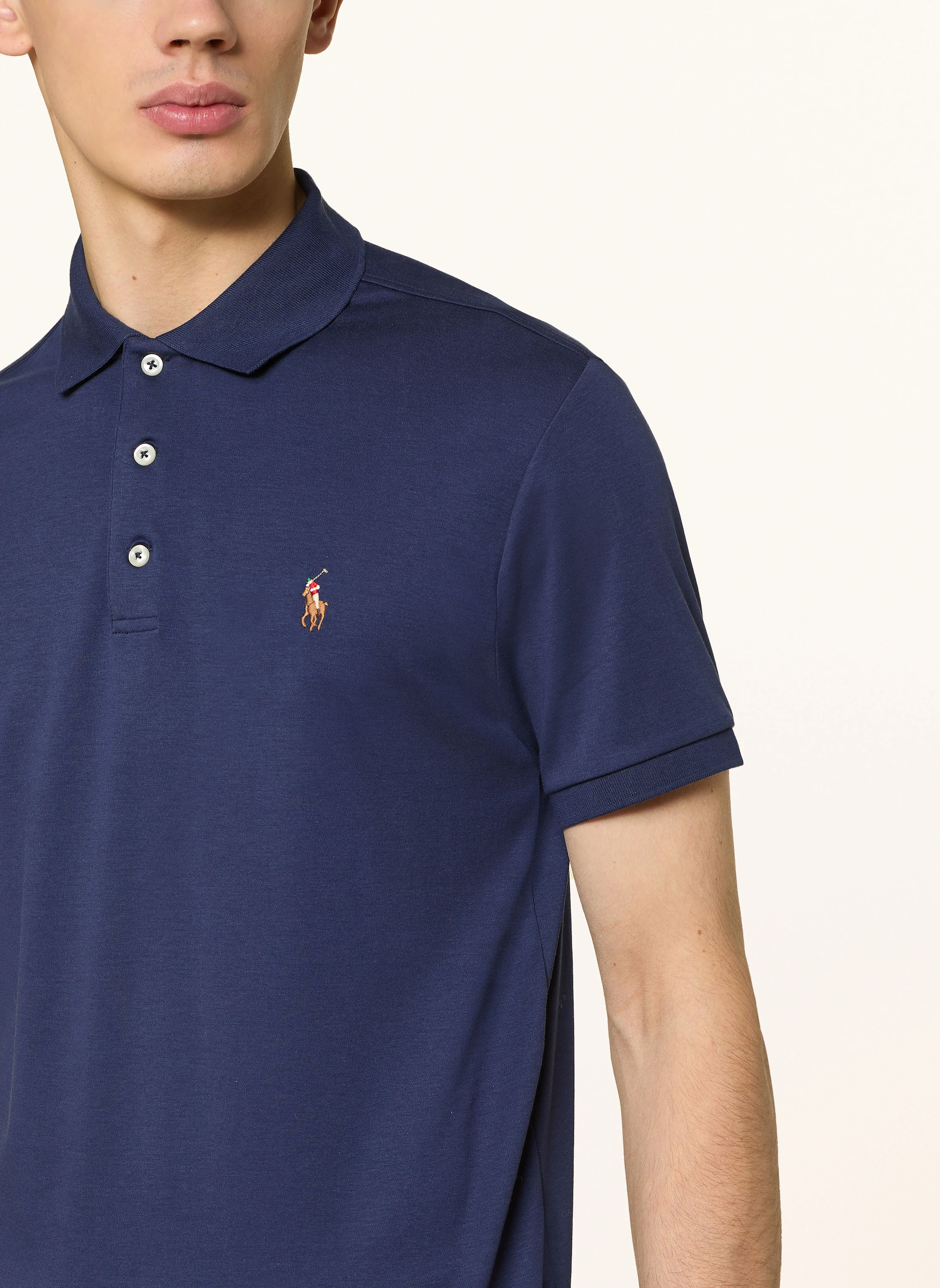 POLO RALPH LAUREN Jersey-Poloshirt Custom Slim Fit