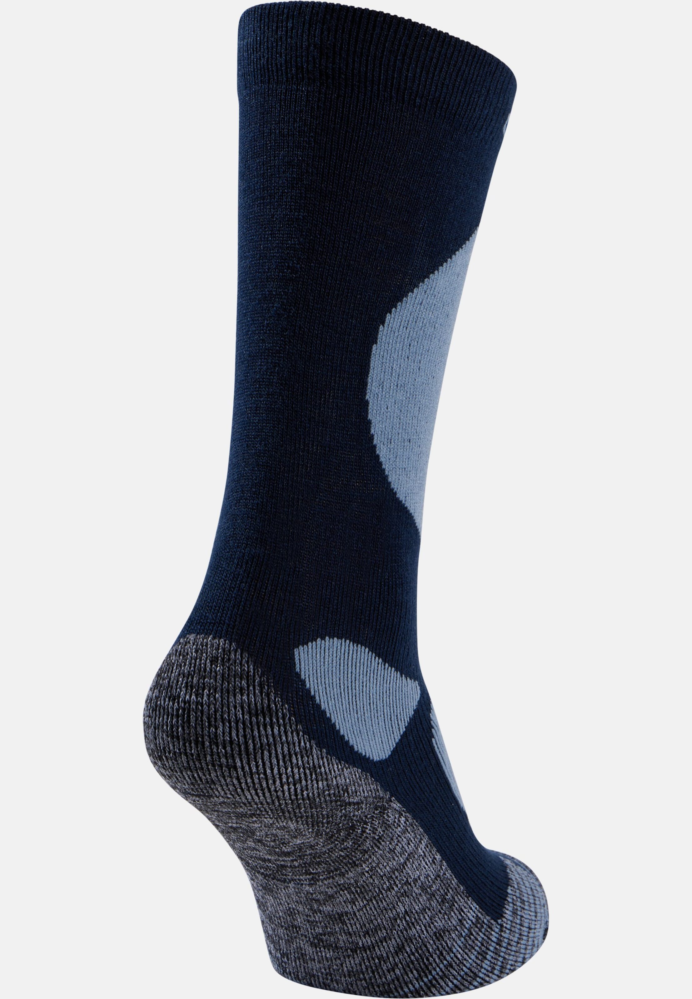 Active Warm Basic-Skisocken für Kinder in dark sapphire - provincial blue