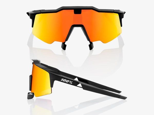 100% Speedcraft Air Solbriller, Soft Tact Black