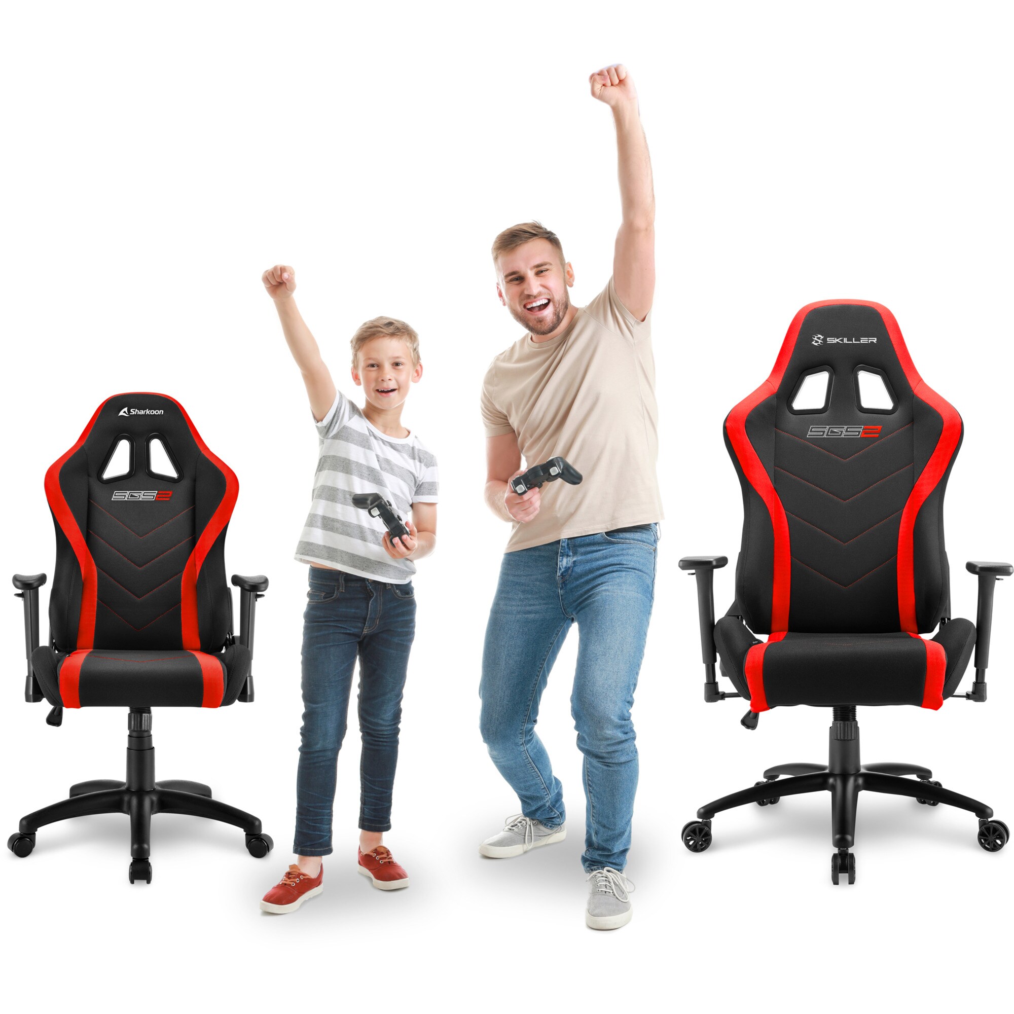 Sharkoon Gaming-Stuhl SKILLER SGS2 Jr.