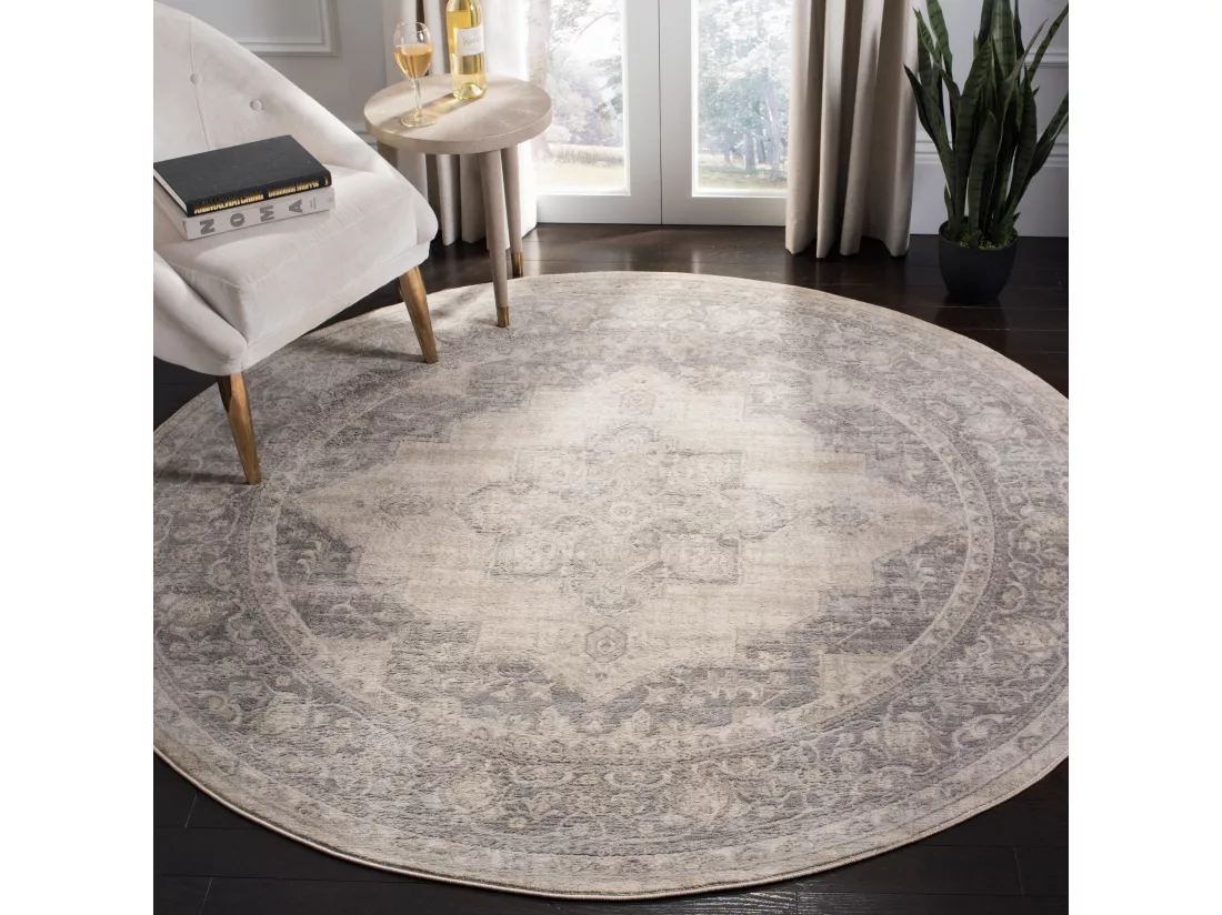 Tapis Cream & Grey 201 X 201 cm - Ella
