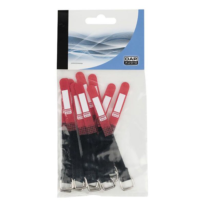 DAP Snap Fastener 10x120 kabelbinder rood 10 stuks