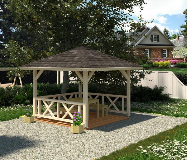 Palmako Pavillon Betty, ca. B386/H323/T386 cm