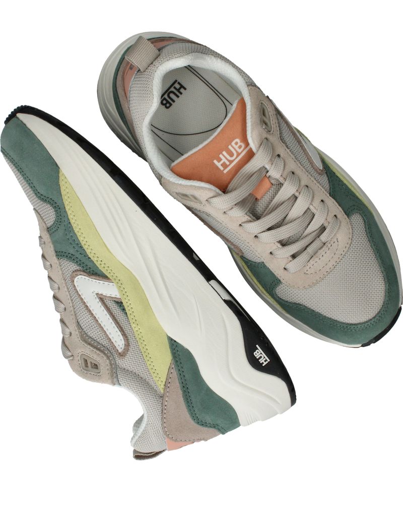 HUB Glide S43 Sneakers Groen Dames