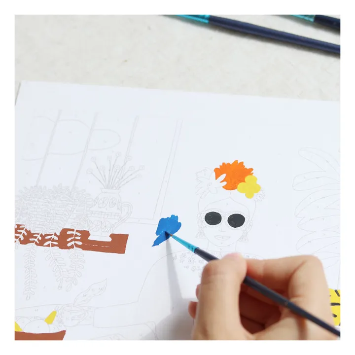 La Petite Épicerie Kit de peinture au numéro - La Fille aux Chats